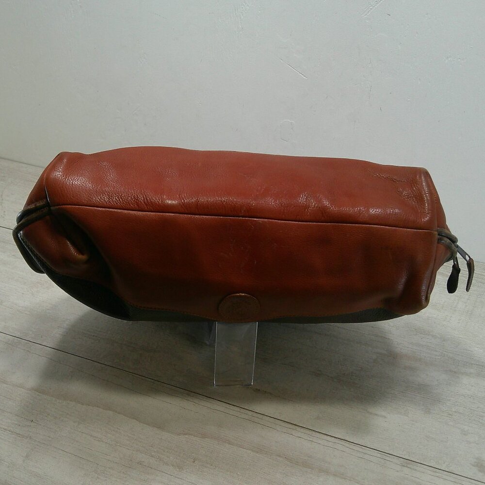 Unisa Rare Leather Vintage Large 16' Half Moon Shoulder Bag Purse Pocketbook - Picture 5 of 11